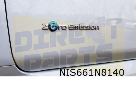 Nissan Leaf / e-NV200 / Townstar embleem tekst "Zero Emissio, -, Verzenden, -, Nieuw