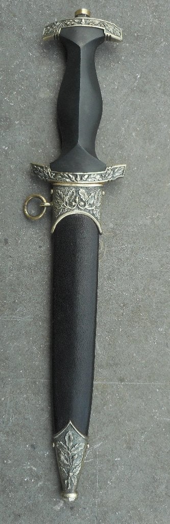 DAGUE ALLEMANDE AVEC DEDICACE D'H.H., Envoi, Armée de terre, Couteau ou Poignard