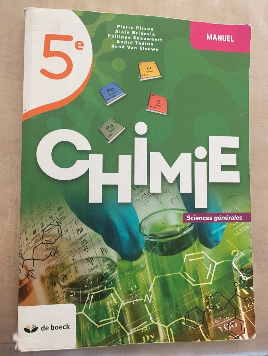 manuel de chimie 5ème, Livres, Enlèvement ou Envoi, Chimie