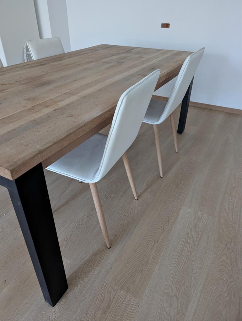 Tafel 2m x1m met Eiken blad - ophaling zo snel mogelijk, Ophalen