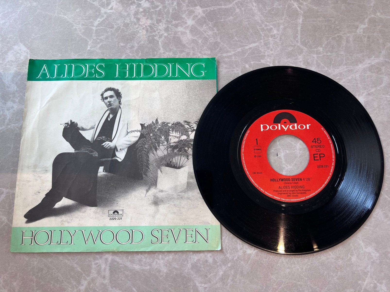 Vinyl 7" 45RPM Alides Hidding, Ophalen of Verzenden, Gebruikt, 7 inch