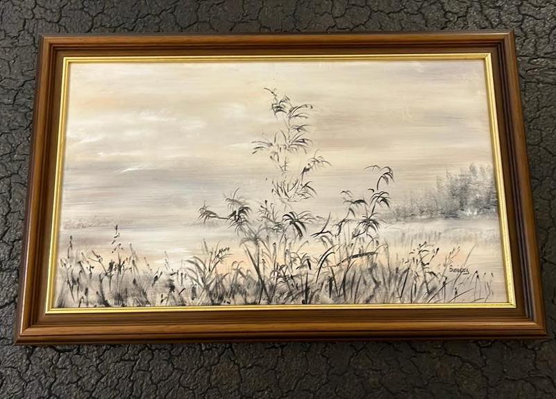 Olieverfschilderij origineel van Francoise Durieux, Antiek en Kunst, Ophalen