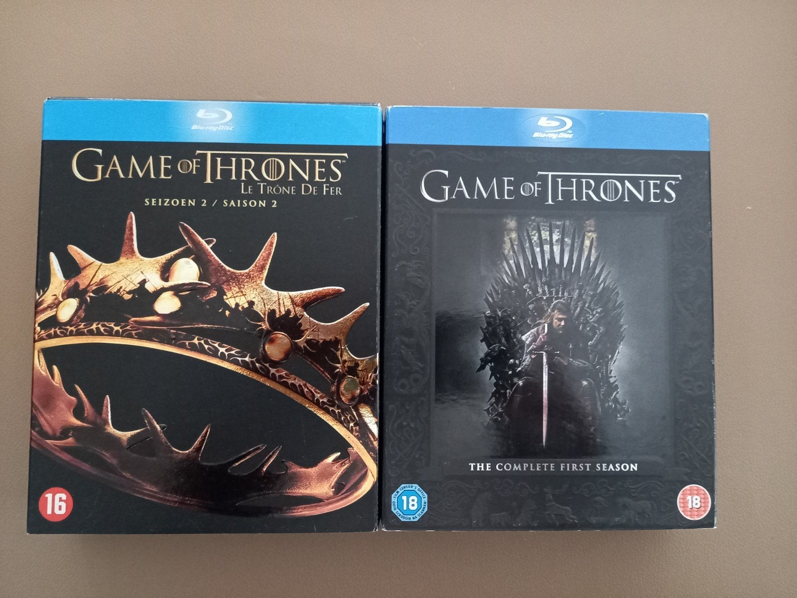 game of Thrones seizoen 1 en 2 blu ray, Ophalen of Verzenden