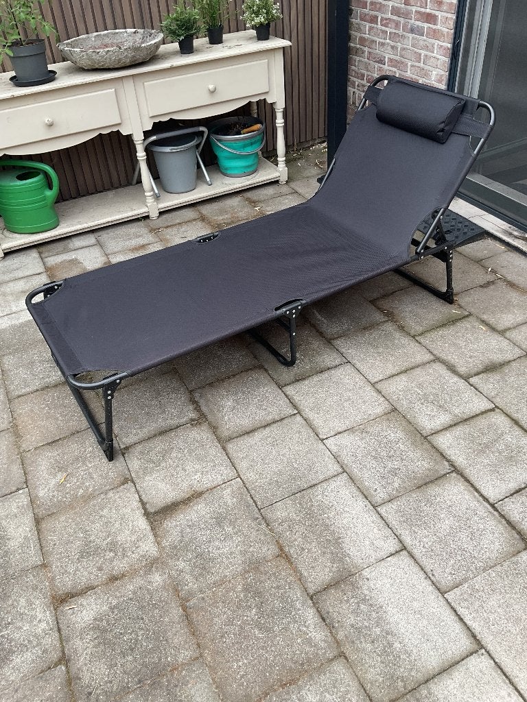 Ligzetel, Tuin en Terras, Ophalen, Zo goed als nieuw, Inklapbaar