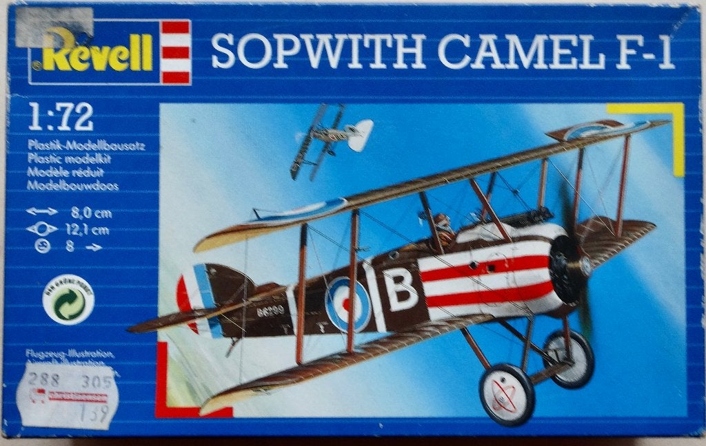 REVELL 1/72 - SOPWITH CAMEL F-1, 1:72 tot 1:144, Revell, Nieuw, Ophalen of Verzenden