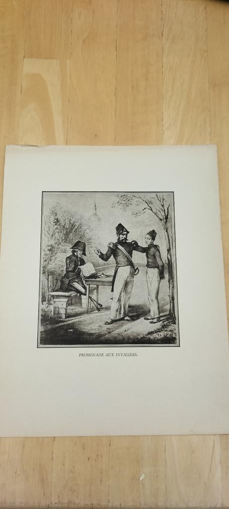 Historische prent Frankrijk, Ophalen of Verzenden, Prent