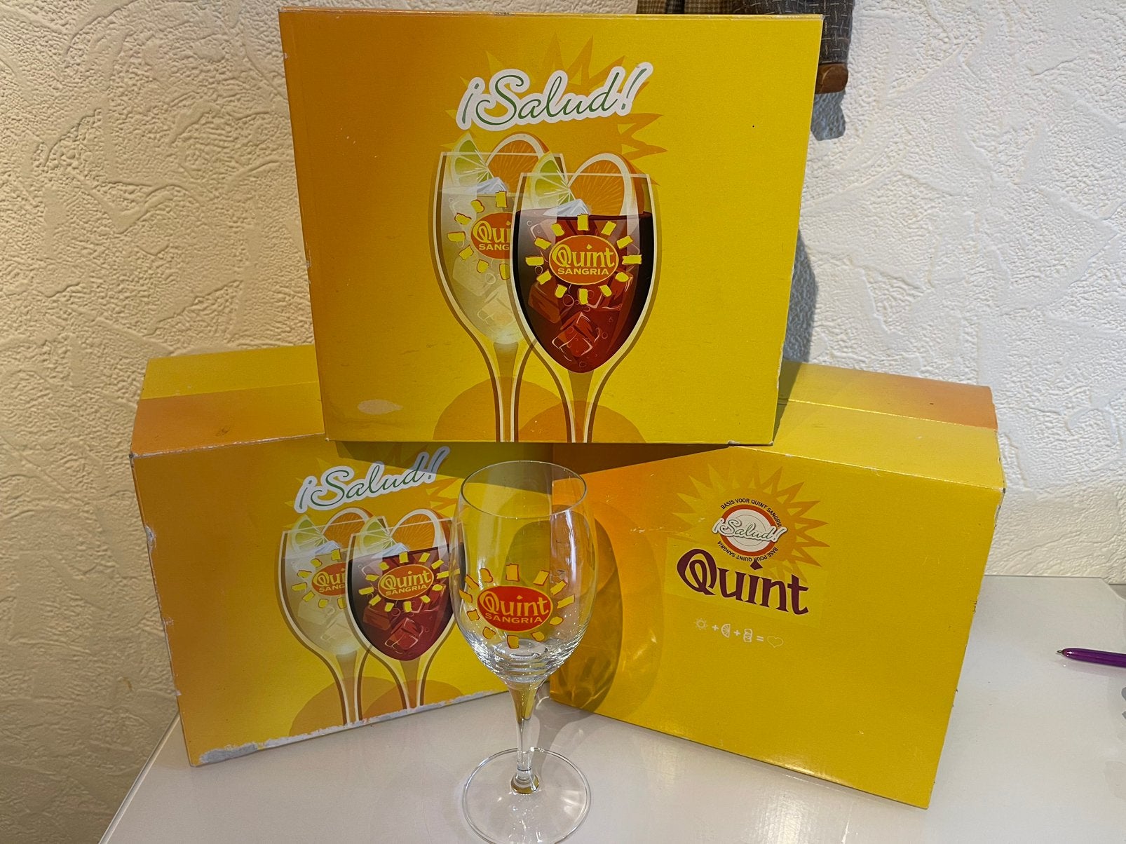Verres a Sangria Quint, Verzamelen, Ophalen, Zo goed als nieuw
