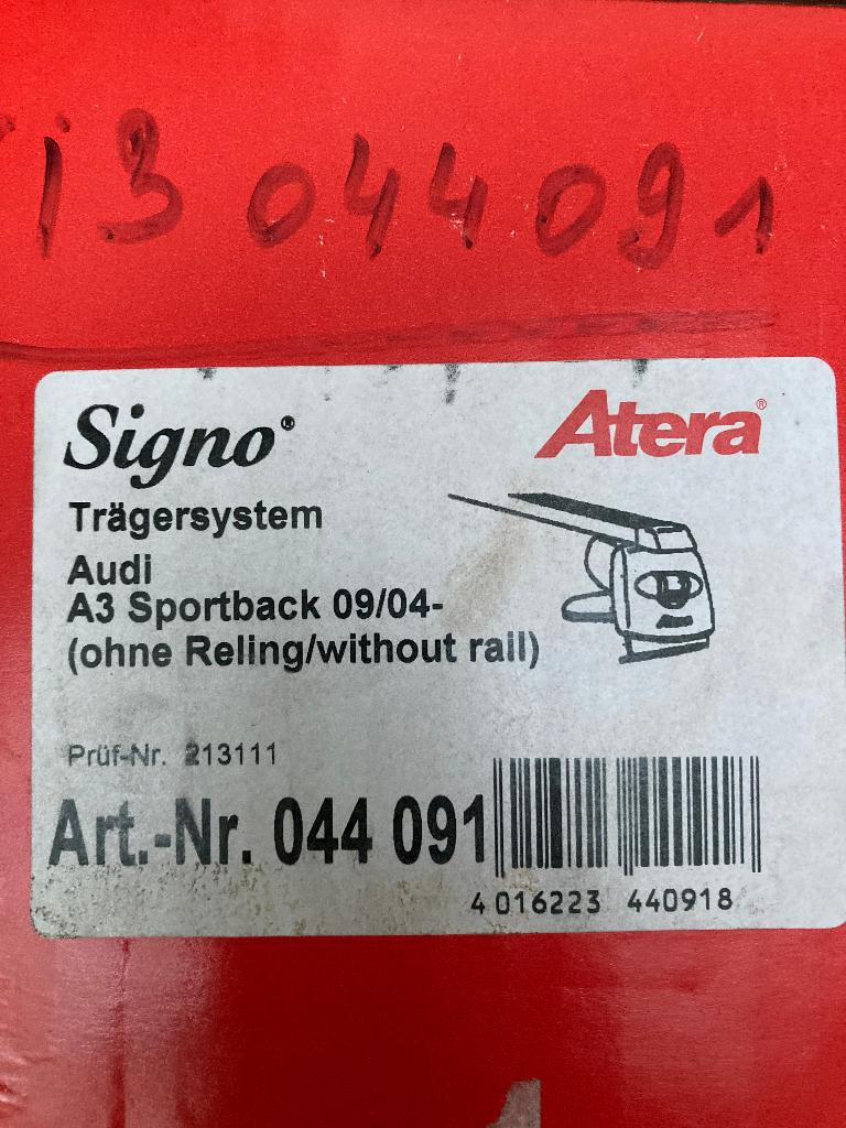 Nieuw Atera dakdragers Audi A3 van 2004 - .., Ophalen of Verzenden, Nieuw