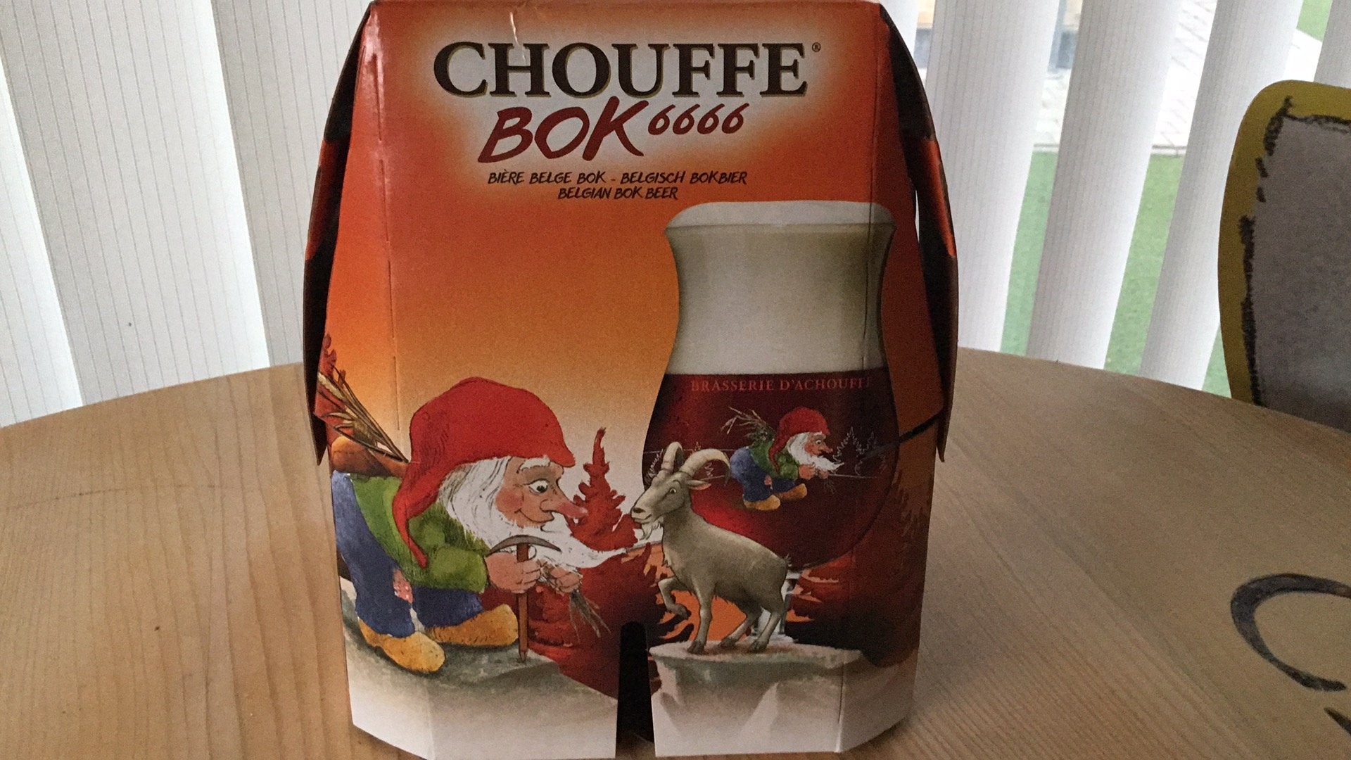 Cahier à chouffe 6666, Collections, Enlèvement ou Envoi, Comme neuf, Bouteille(s)