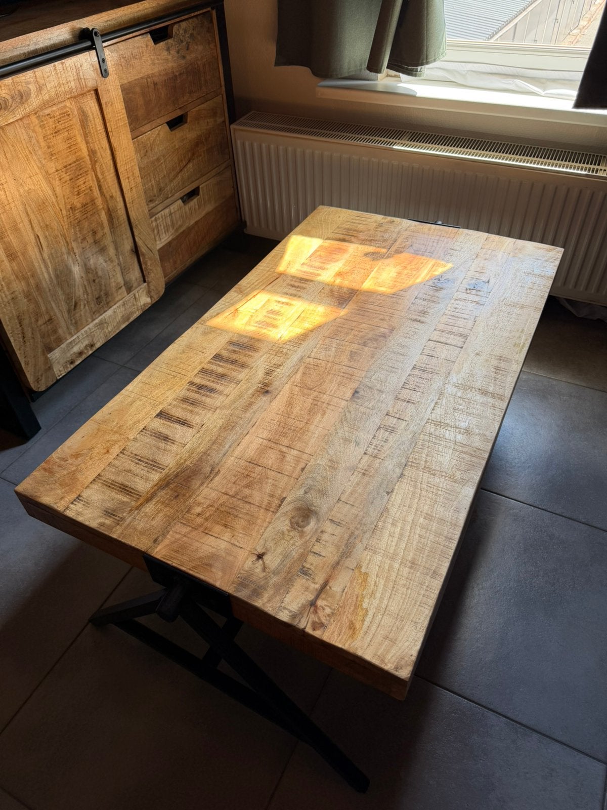 Salontafel Massief Mango Hout, Enlèvement, Comme neuf