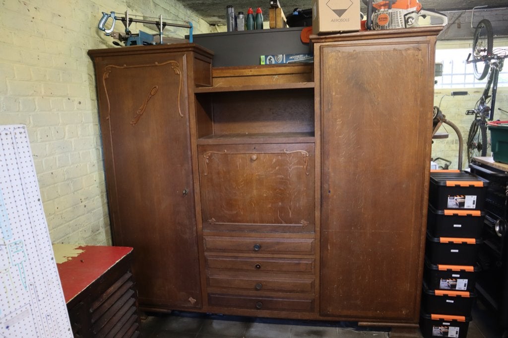 Armoire, 25 à 50 cm, 150 à 200 cm, Utilisé, Avec tiroir(s)