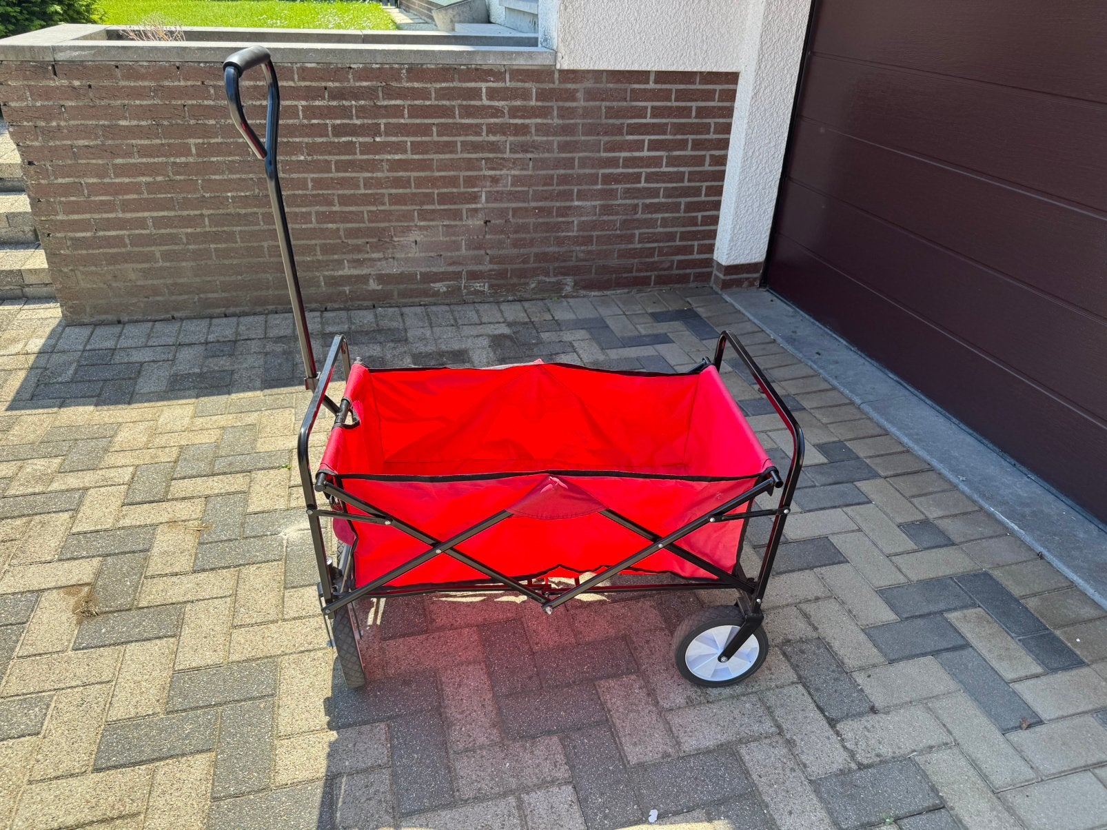 Bolderwagen opvouwbaar 80x45x30, Caravans en Kamperen, Bolderkarren, Ophalen, Opvouwbaar, Gebruikt