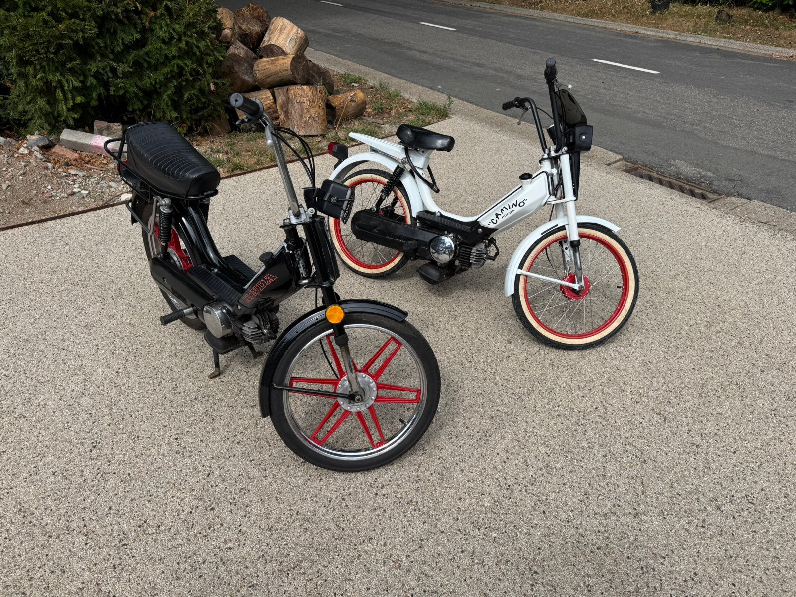 Twee (2) Honda Camino’s te koop, Fietsen en Brommers, Ophalen, Gebruikt, Klasse A (25 km/u), 50 cc