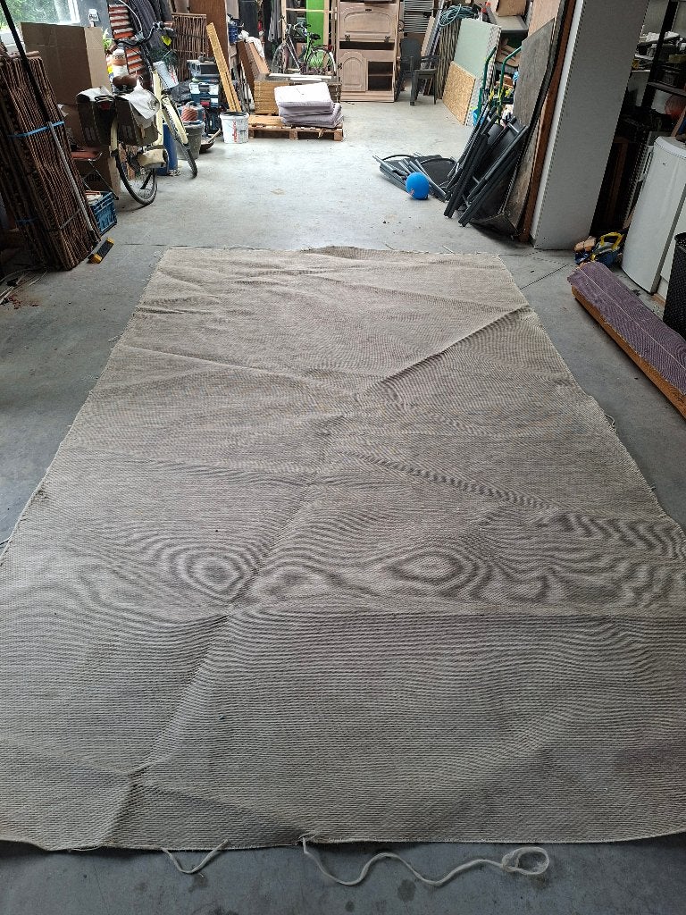 Tapijt, Huis en Inrichting, Ophalen, Gebruikt, Beige, 200 cm of meer