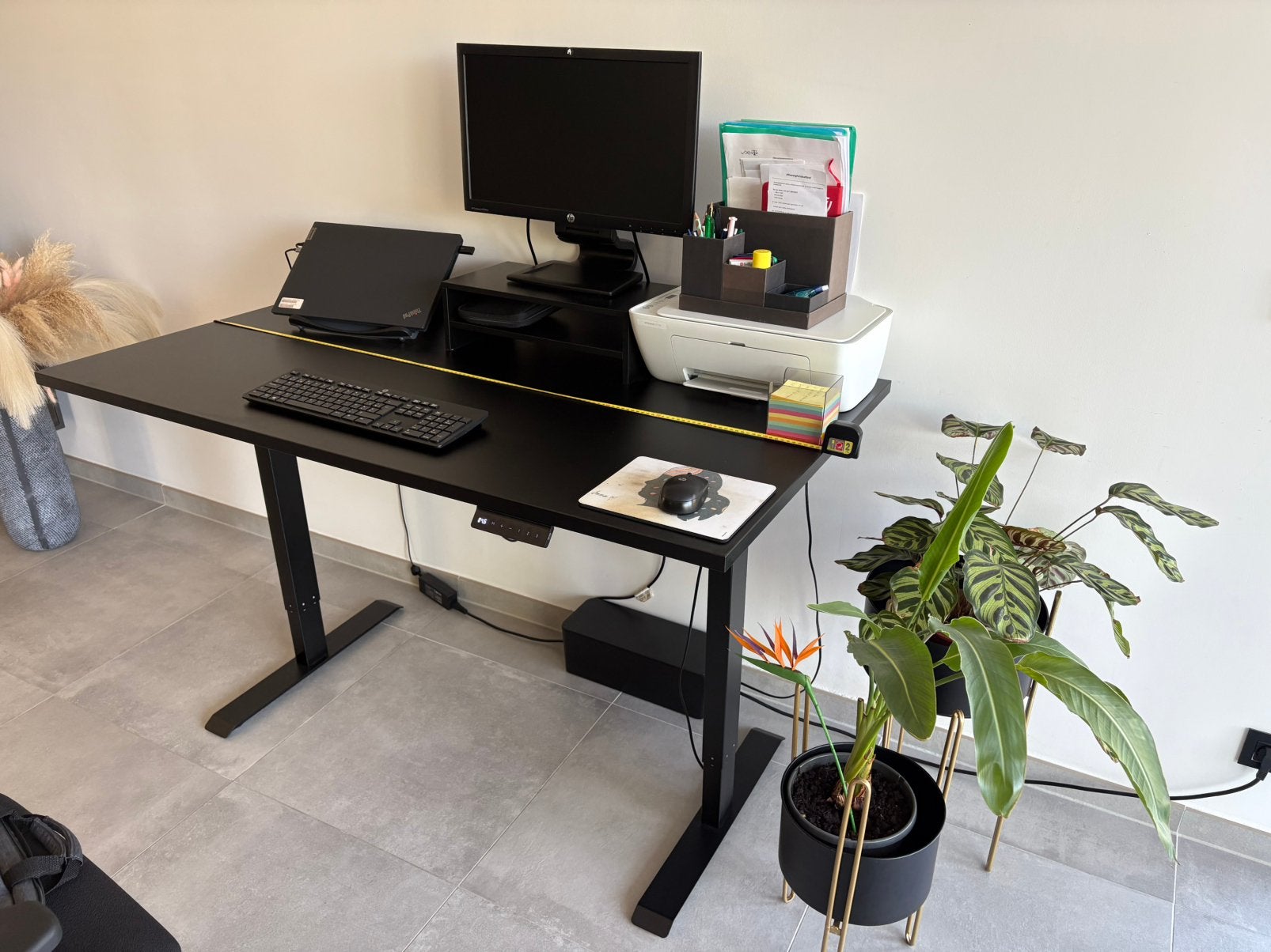 Zit/sta bureau 140x80 cm, Huis en Inrichting, Ophalen, Elektrisch