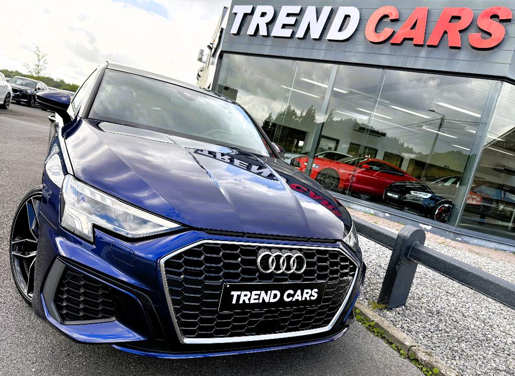 AUDI A3 30TFSI AUT 3xSLINE PANO LED MATRIX KEYLES CAM  HUD, Achat, Euro 6, Entreprise, Garantie prolongée