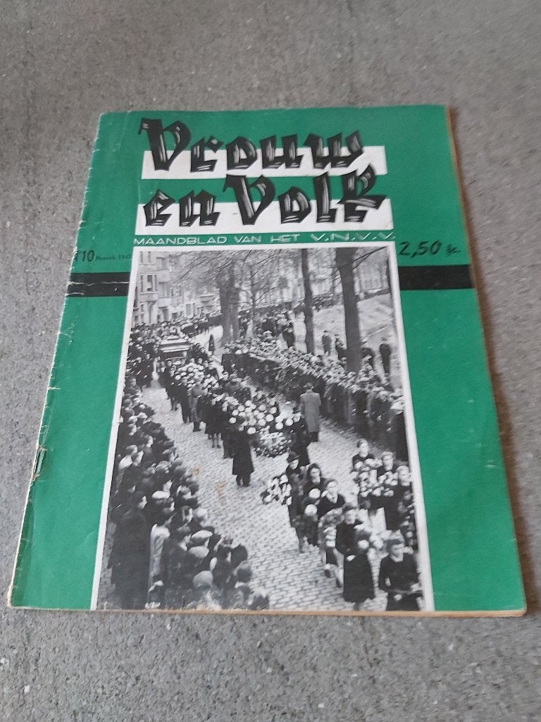 VNV Vlaanderen Oostfront Vrouw Beweging Tollenaere 1943, Ophalen of Verzenden