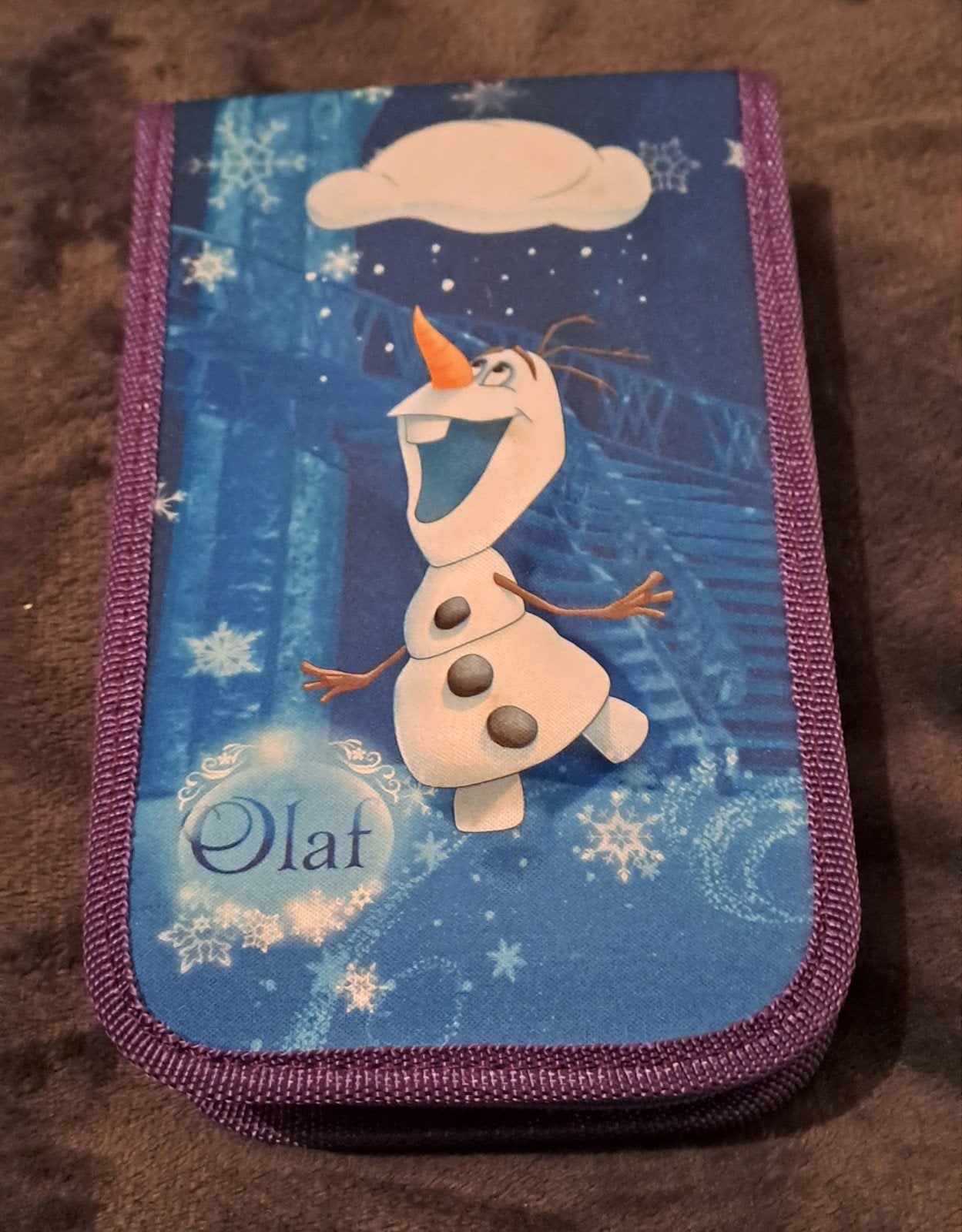 Etui gevuld Frozen/Olaf, Ophalen of Verzenden, Zo goed als nieuw, Knutselen