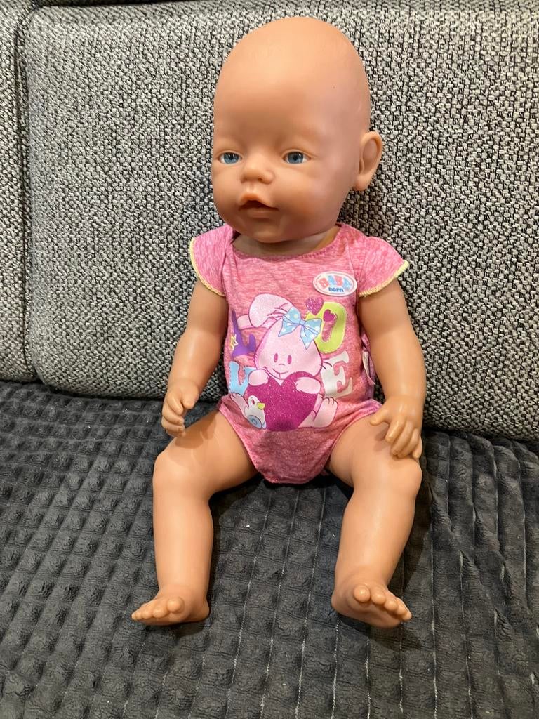Poupée vintage de 43 cm Baby Born Zapf Creation avec body, Enlèvement ou Envoi, Comme neuf