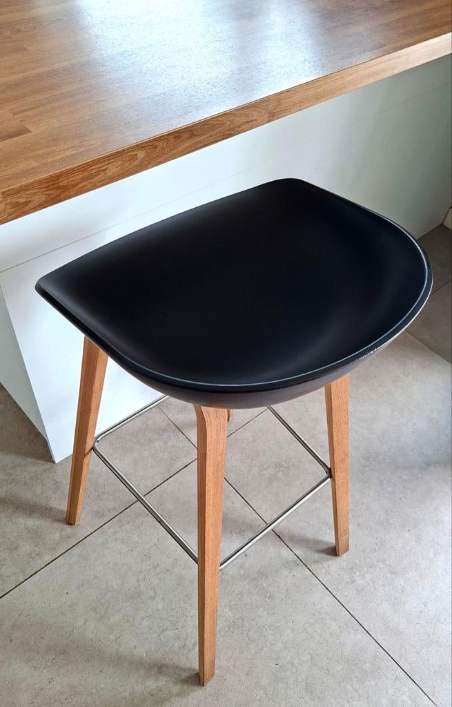 HAY AAS 32 Stoel, Barkruk 75cm, Huis en Inrichting, Ophalen, Overige materialen, Minder dan 55 cm, Gebruikt