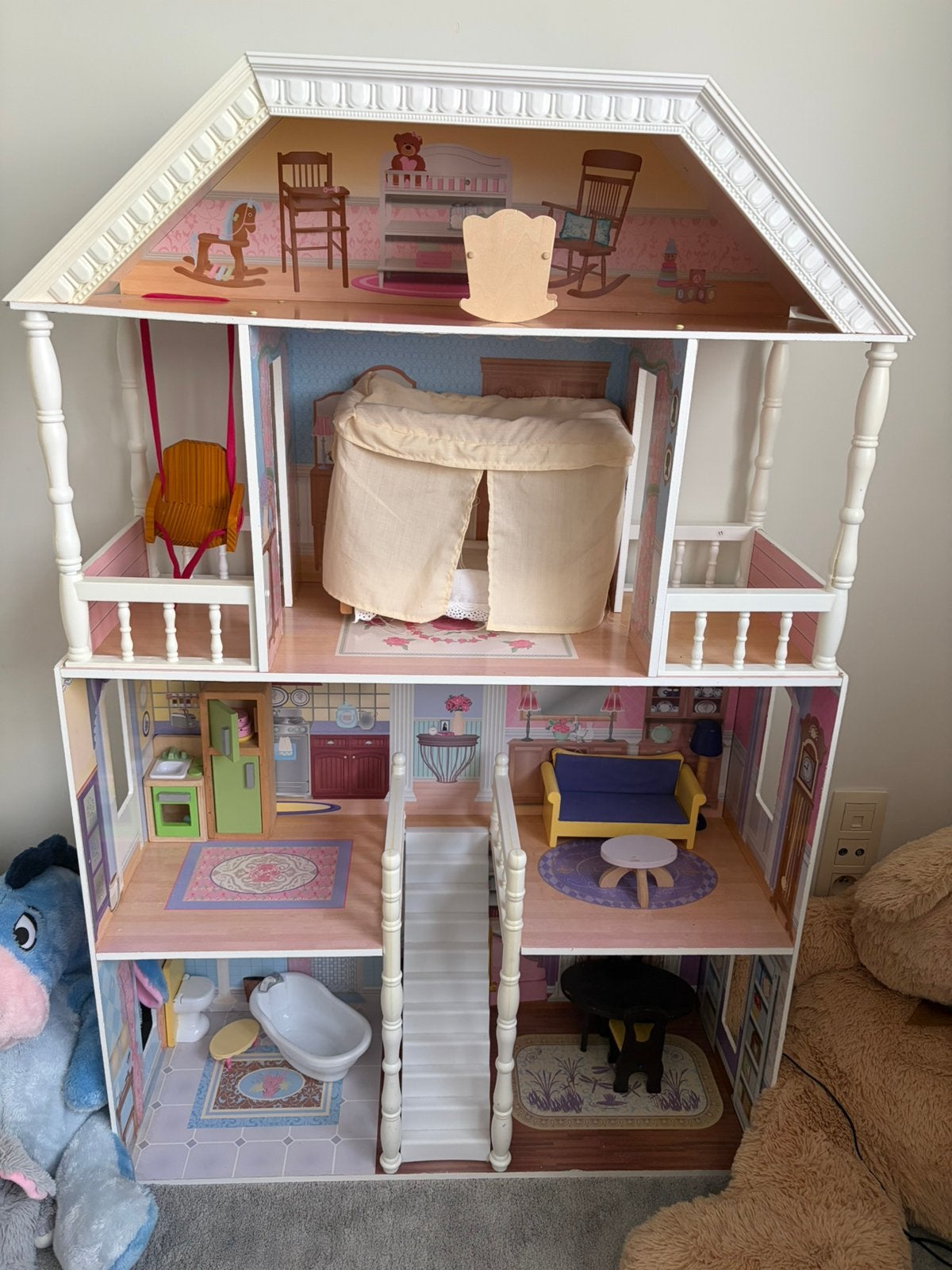 KidKraft Savannah houten poppenhuis, Kinderen en Baby's, Speelgoed | Poppenhuizen, Ophalen, Gebruikt, Poppenhuis