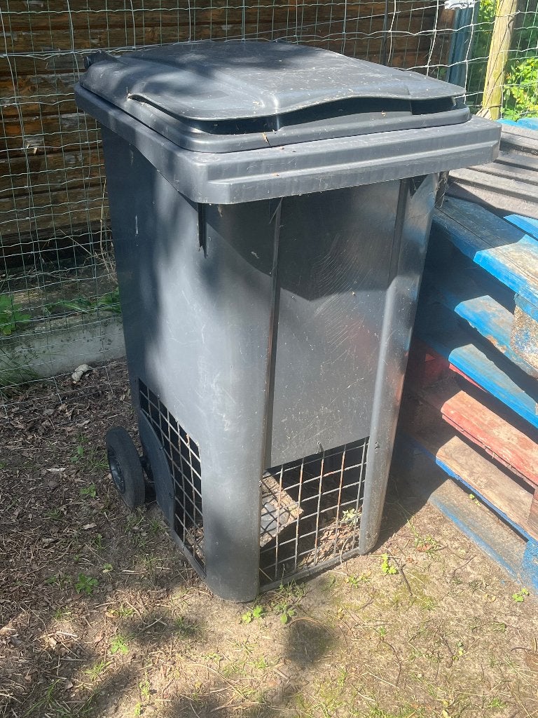 hooi container, Ophalen