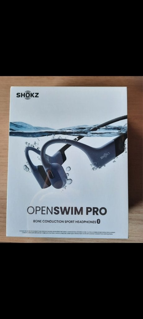 NIEUW Sport Shokz-helm - OPENSWIM PRO Grey, Ophalen, Bone conduction, Nieuw, Grijs
