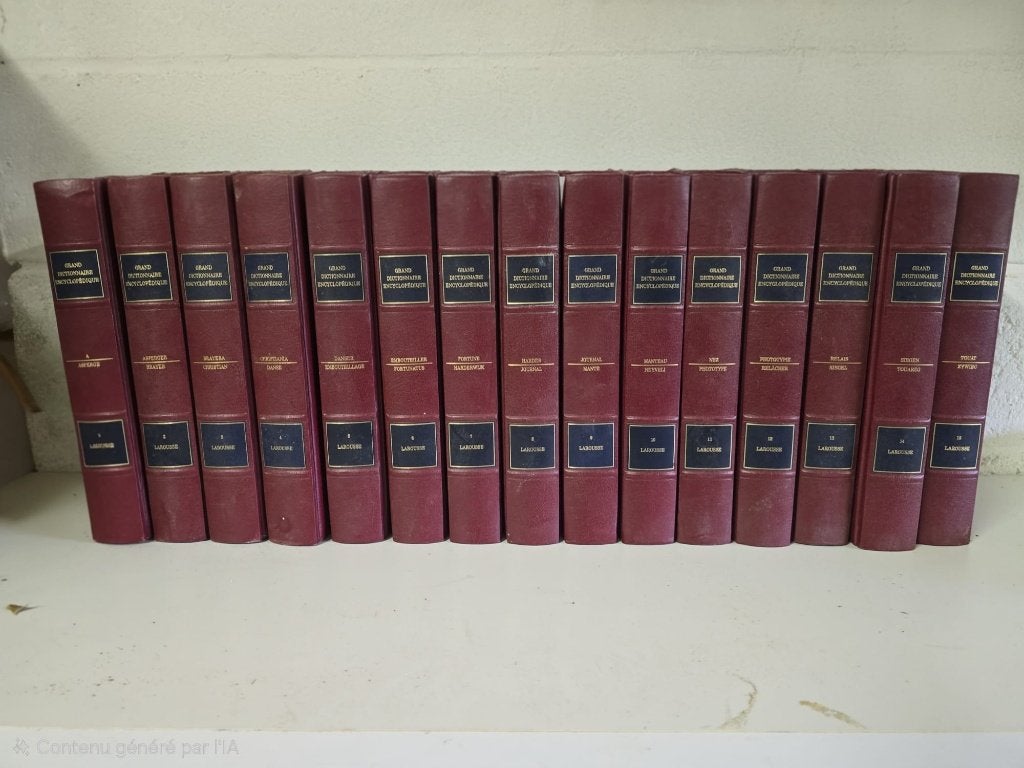 Grand Dictionnaire Encyclopédique Larousse - 15 Volumes, Livres, Larousse, Comme neuf, Enlèvement, Français