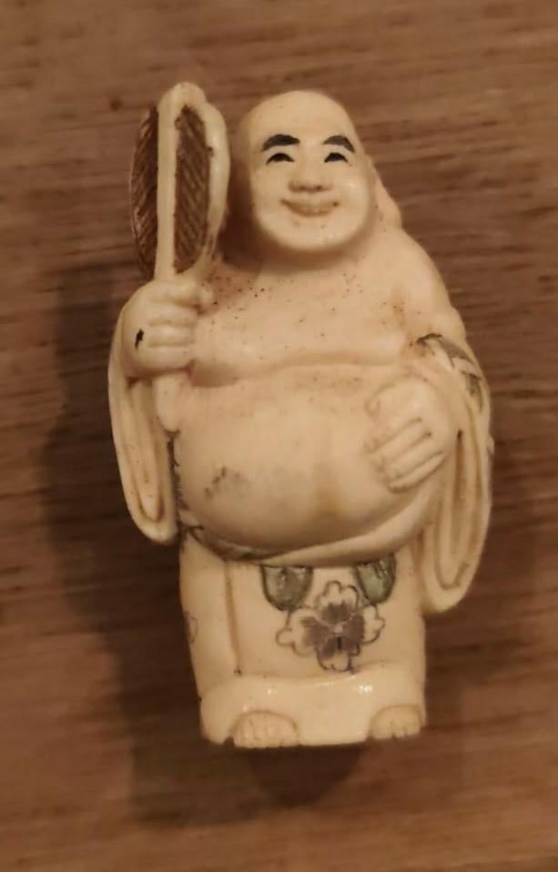 Netsuke ancien, Enlèvement ou Envoi
