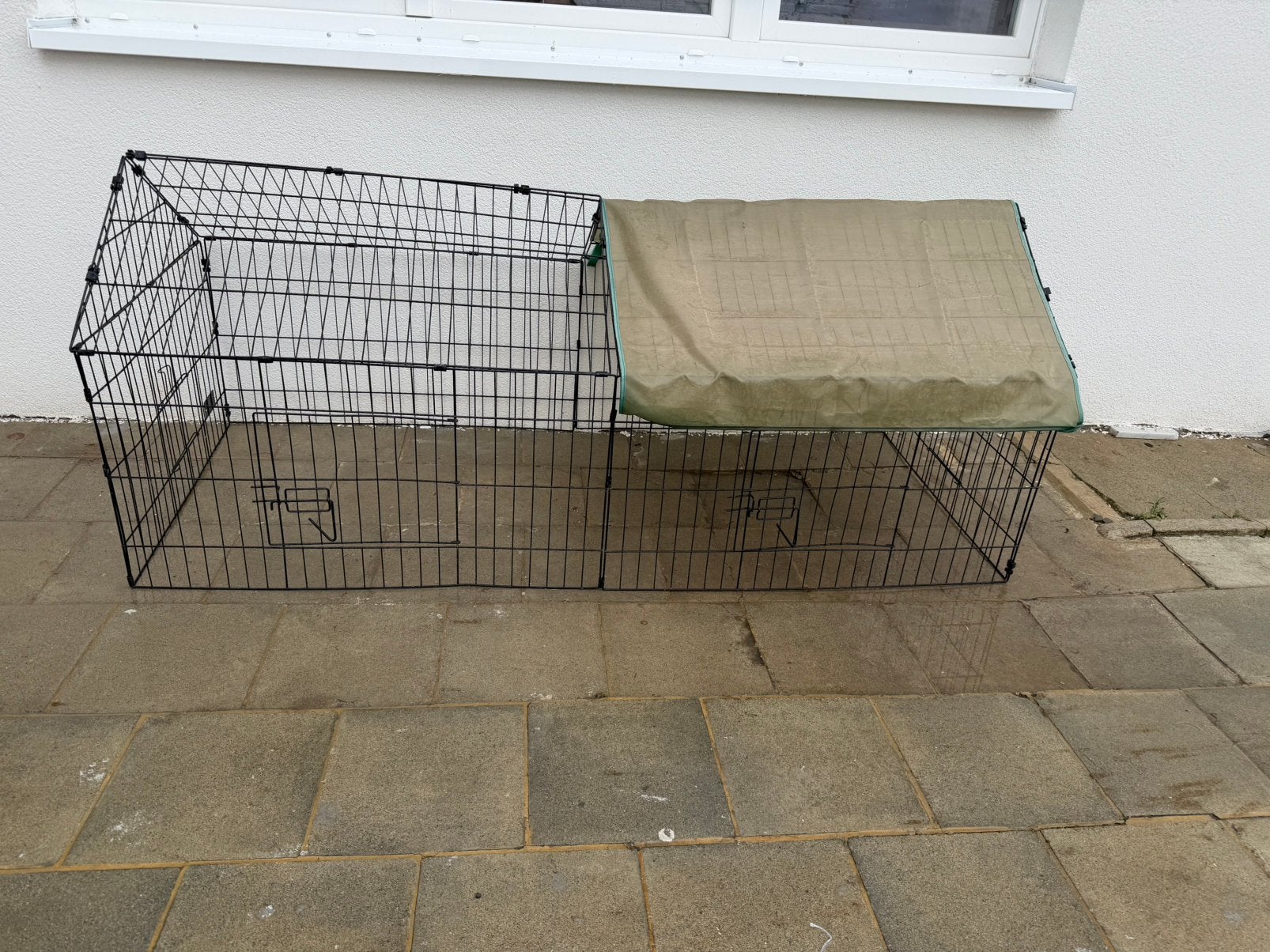 Konijnenren/buitenren, Dieren en Toebehoren, Ophalen, 110 cm of meer, 60 tot 90 cm, Zo goed als nieuw
