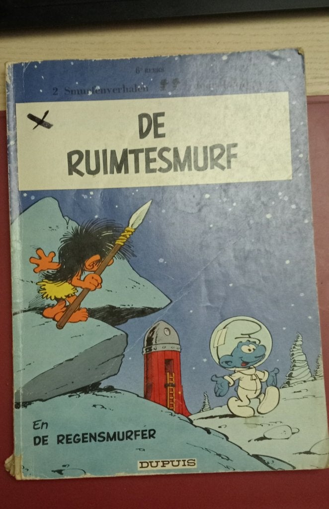 Le Schtroumpf de l'espace et le Schtroumpfer de la pluie-'72, Livres, Envoi, Utilisé, Peyo