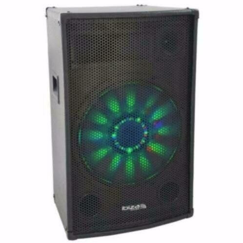 Ibiza Sound X-LED8 Disco Speaker met LED B-2186, Ophalen of Verzenden, Nieuw, Overige typen