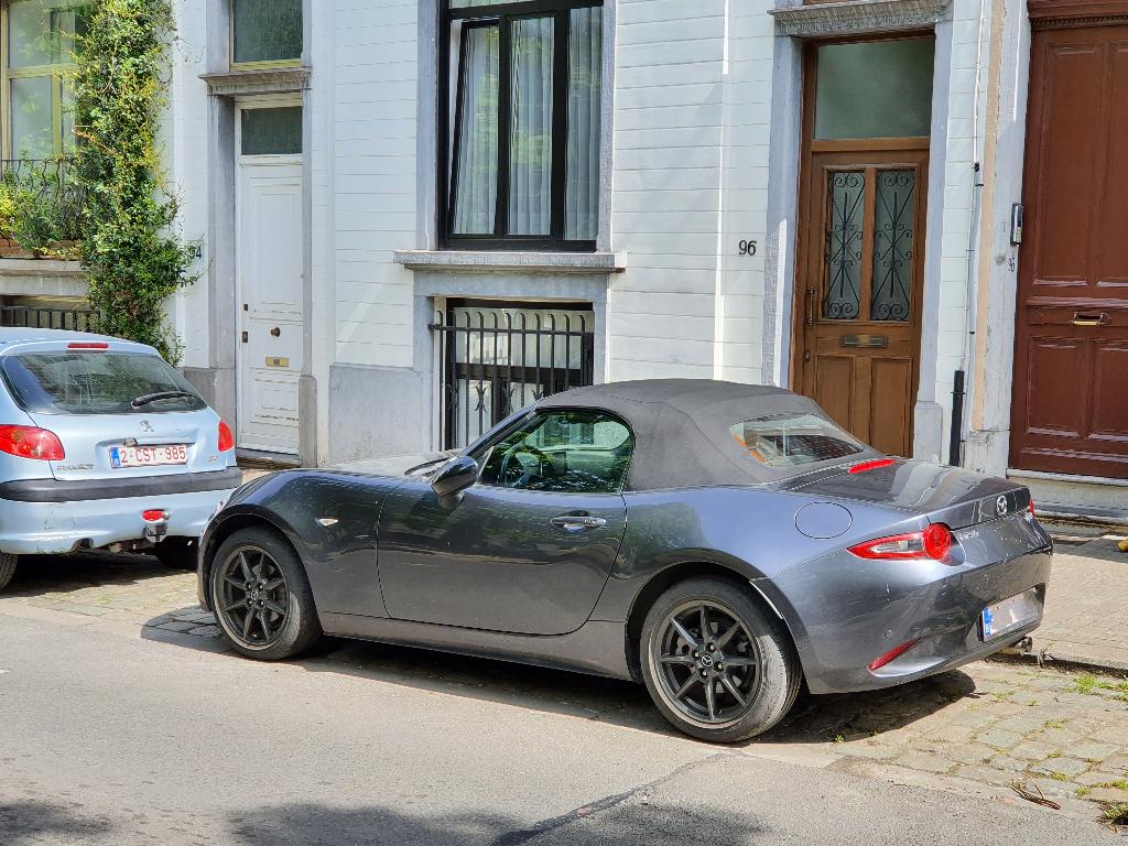 Mazda MX-5 1.5 Skycruise 5500km 2016 Prête immatriculation, Autos, Mazda, Cuir, Achat, Autres couleurs, Noir