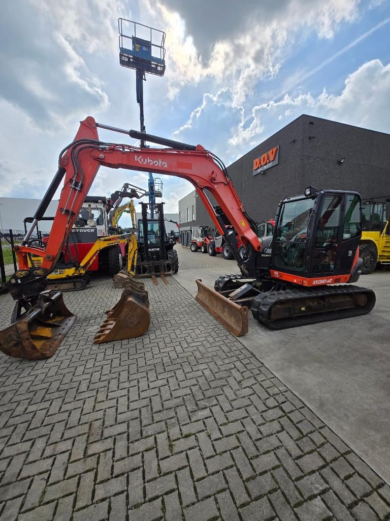 Kubota KX080, Ophalen, Graafmachine