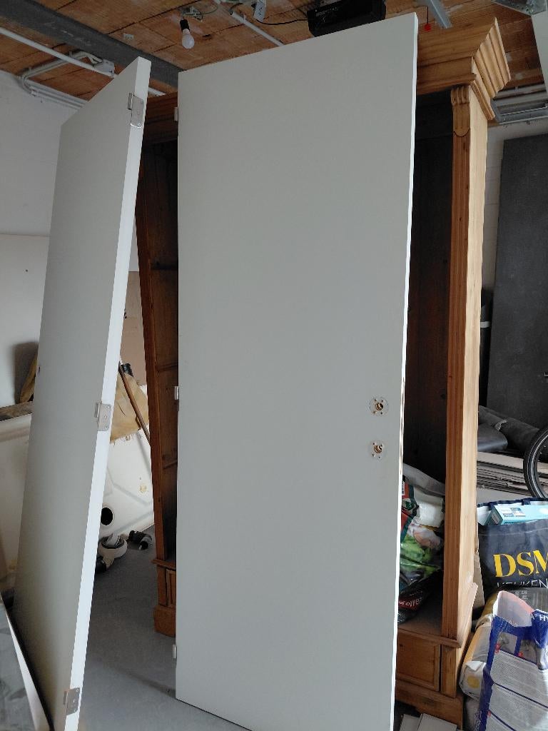 3 portes à peindre (1 x 83 cm, 2 x 73 cm), Bricolage & Construction, Porte intérieure, Enlèvement, Utilisé, Moins de 80 cm