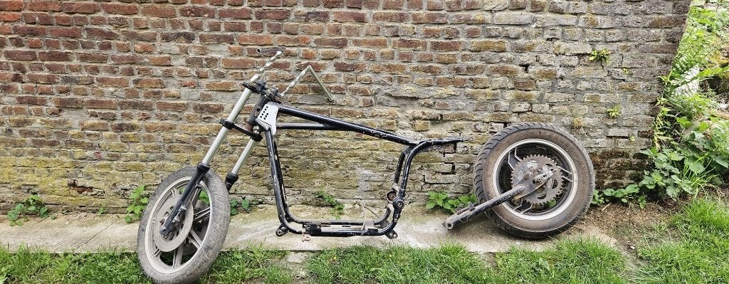 Zelfbouw chopper kader te koop, Ophalen, Nieuw