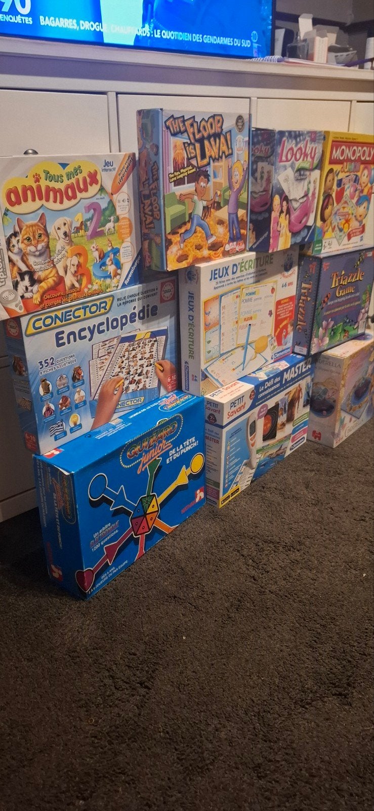 jeux de société pour enfants  éducatif et d'apprentissage, Enlèvement