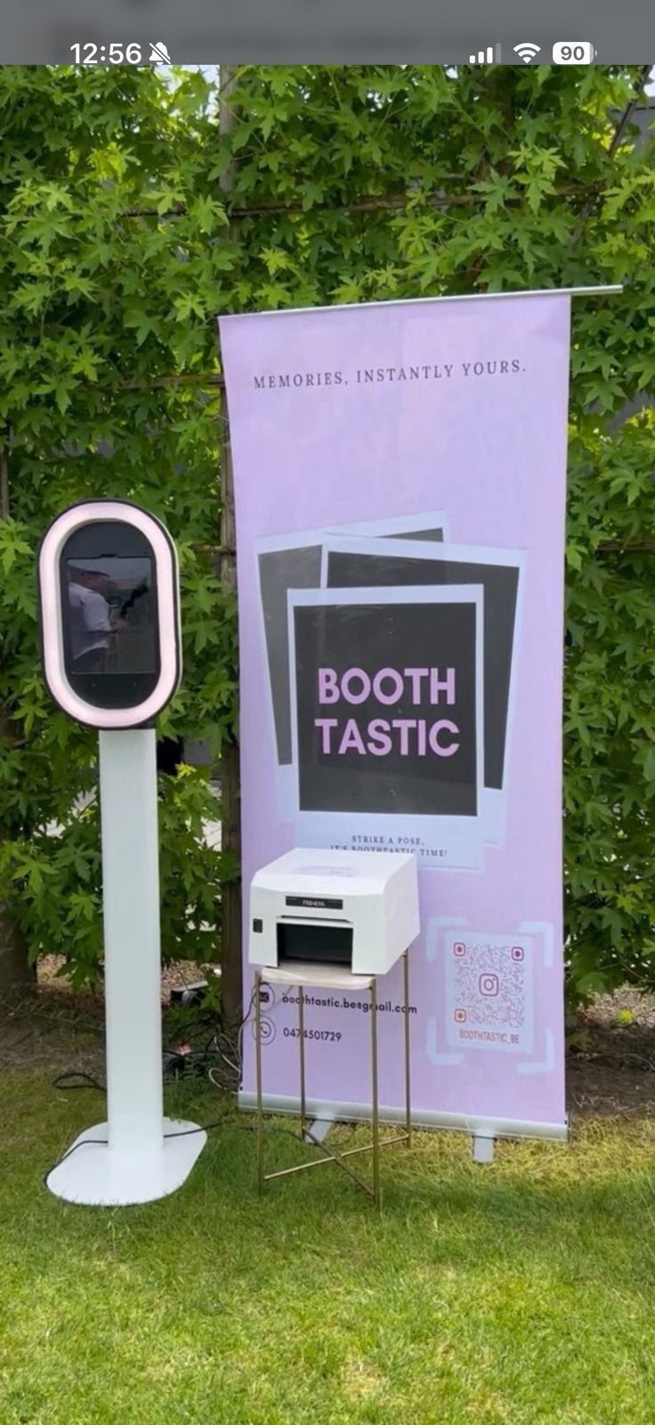 Photobooth te koop!, Hobby & Loisirs créatifs, Articles de fête | Location, Enlèvement, Comme neuf