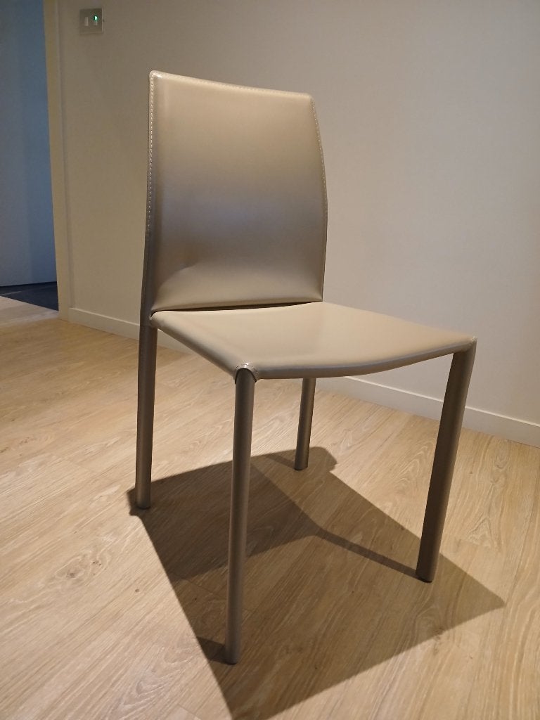6x stoelen, Huis en Inrichting, Ophalen, Overige kleuren, Leer, Zo goed als nieuw
