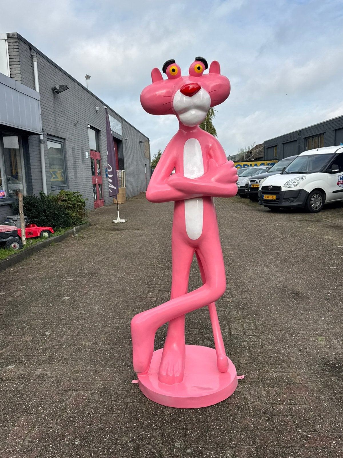 Statue Panthère rose XXL, Collections, Enlèvement, Utilisé, Animal