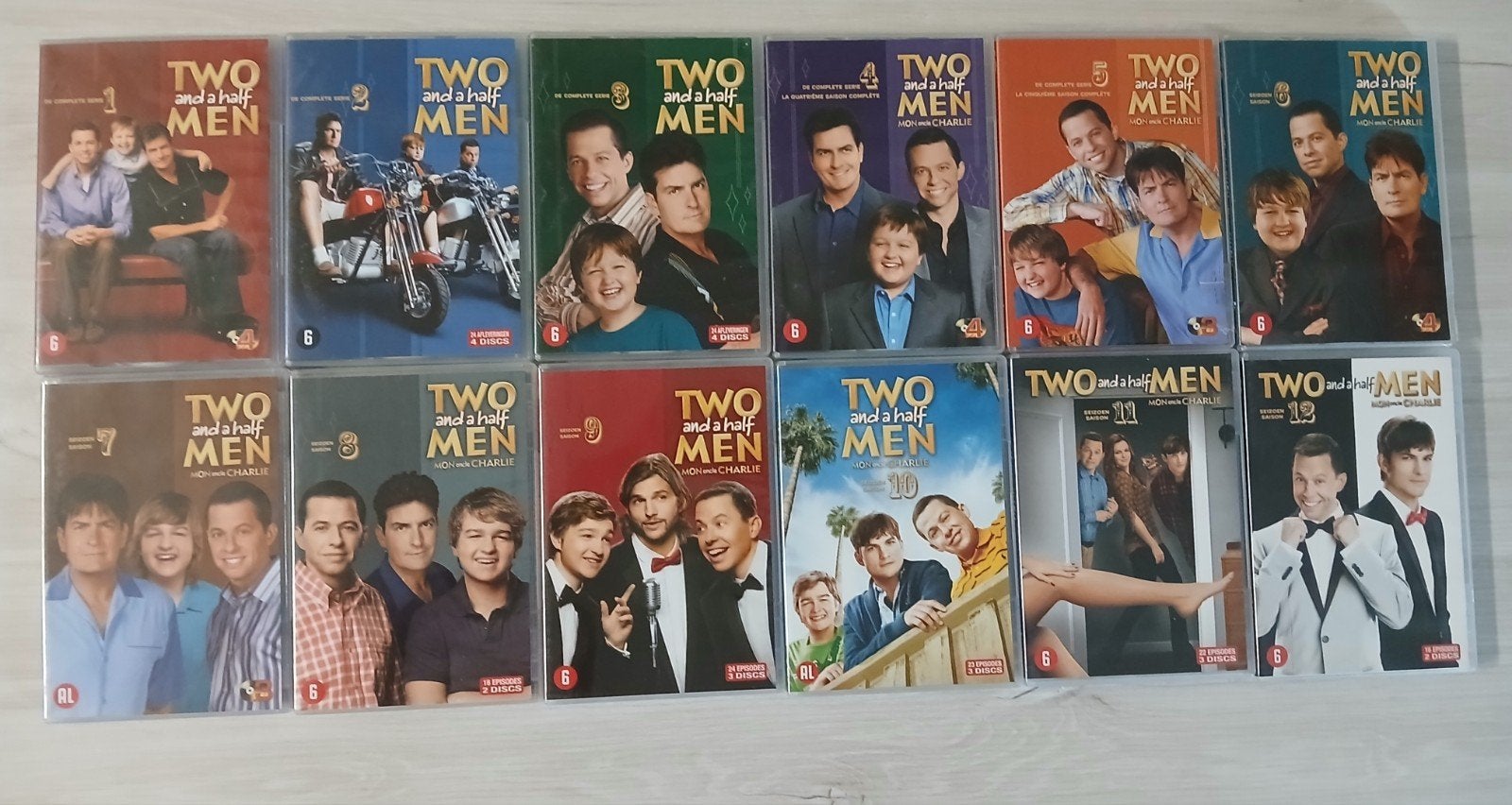two and a half men compleet, Ophalen of Verzenden