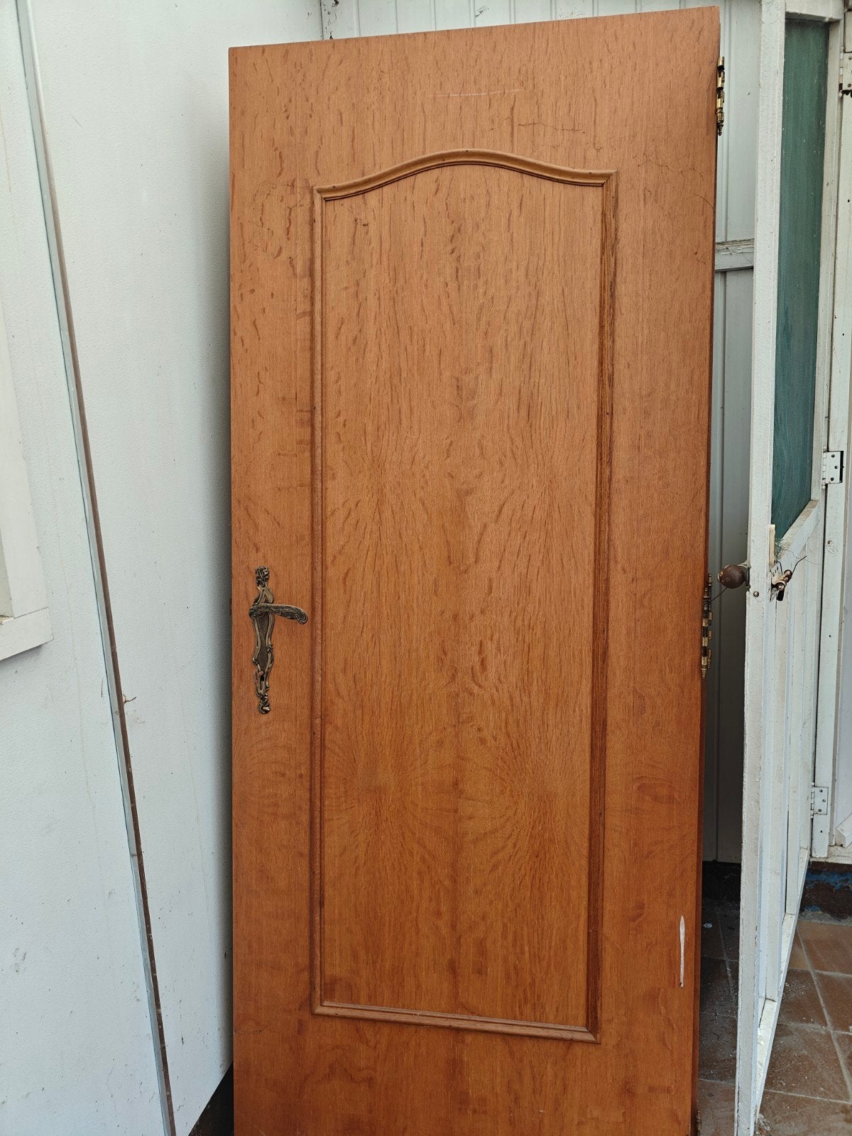 8 gefineerde eikenhout deuren, Doe-het-zelf en Bouw, Ophalen, Gebruikt, Hout, Binnendeur