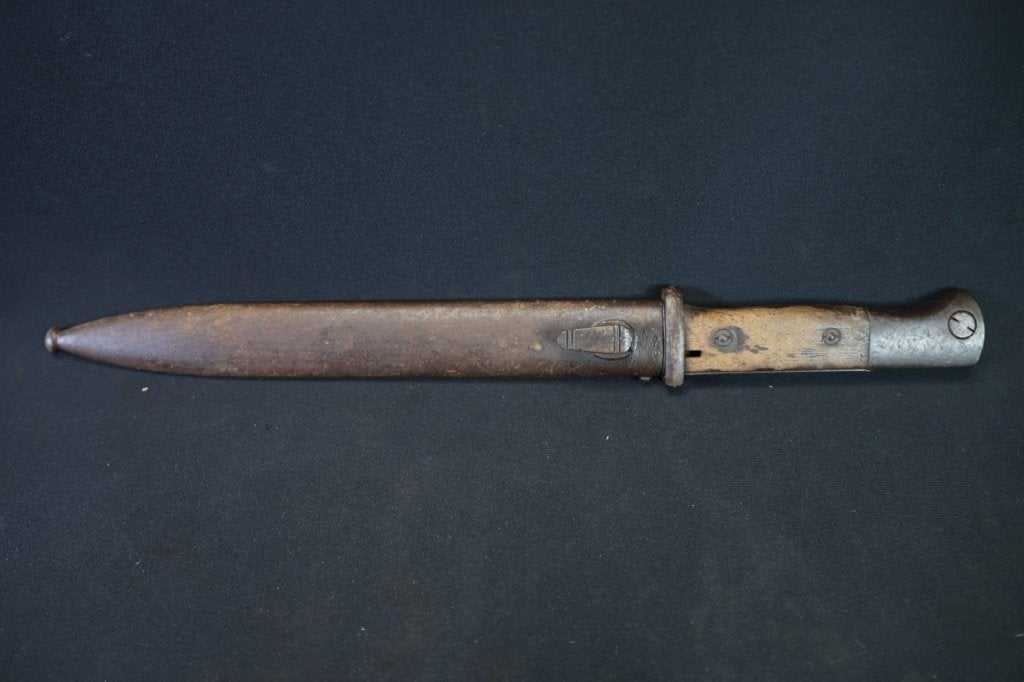 WO2 Duitse K98 bajonet met schede, Verzamelen, Ophalen of Verzenden