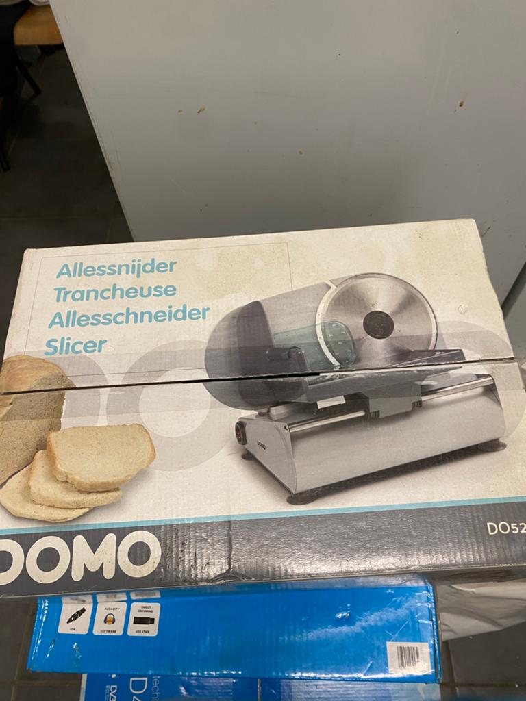Nieuw DOMO snijmachine model DO521S, Elektronische apparatuur, Ophalen, Zo goed als nieuw