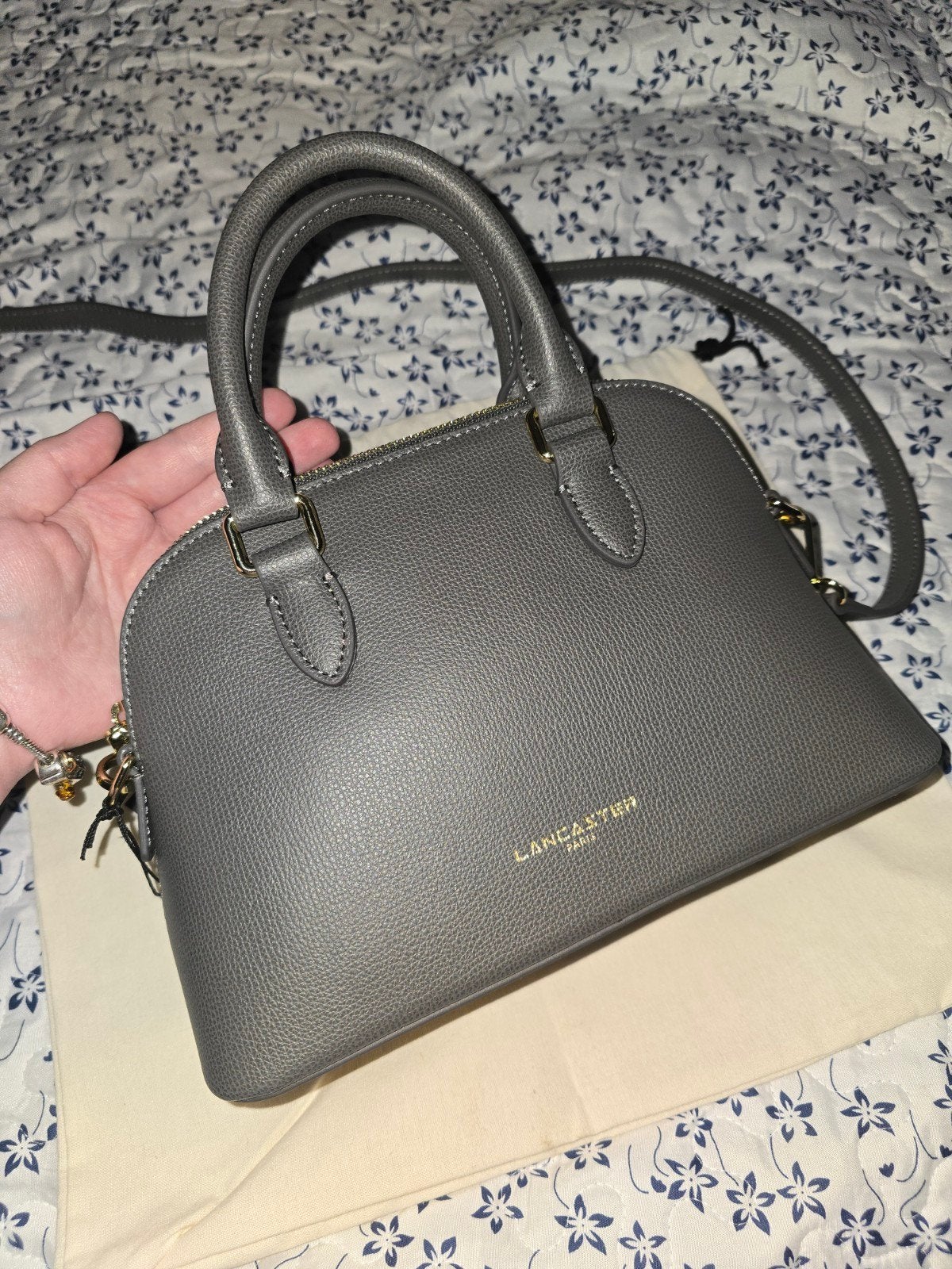 Sac gris Lancaster Neuf, Ophalen, Grijs