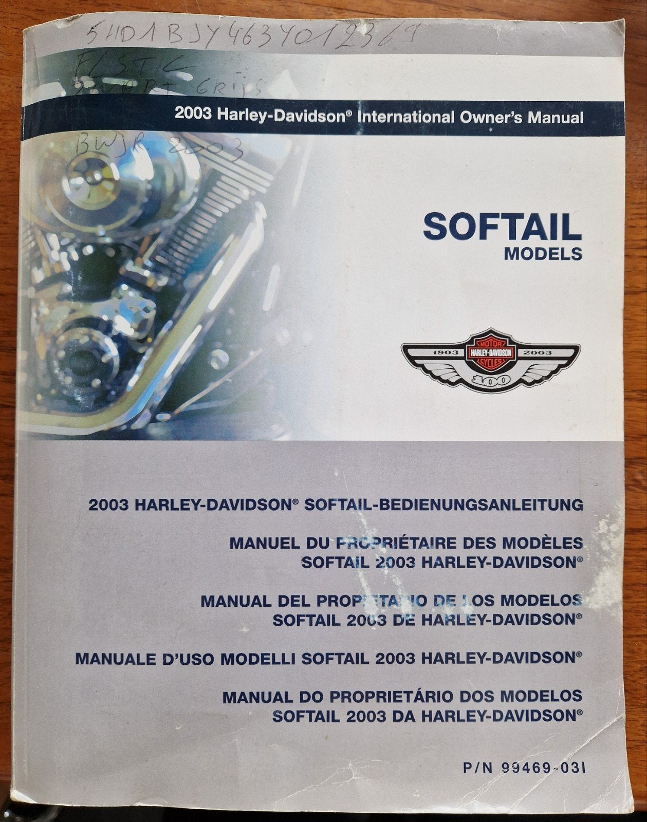 Manuel du propriétaire original de la Harley-Davidson Softai, Motos, Enlèvement ou Envoi, Harley-Davidson ou Buell