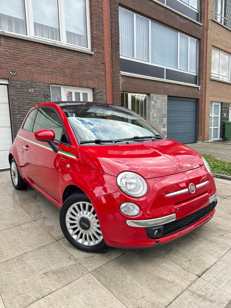 Fiat 500 1.2 Lounge Style « italien », Euro 5, Achat, Boîte manuelle, Toit panoramique