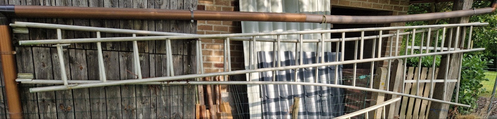 stevige uitschuifbare ladder, Bricolage & Construction, Enlèvement, Utilisé, Échelle, 4 mètres ou plus