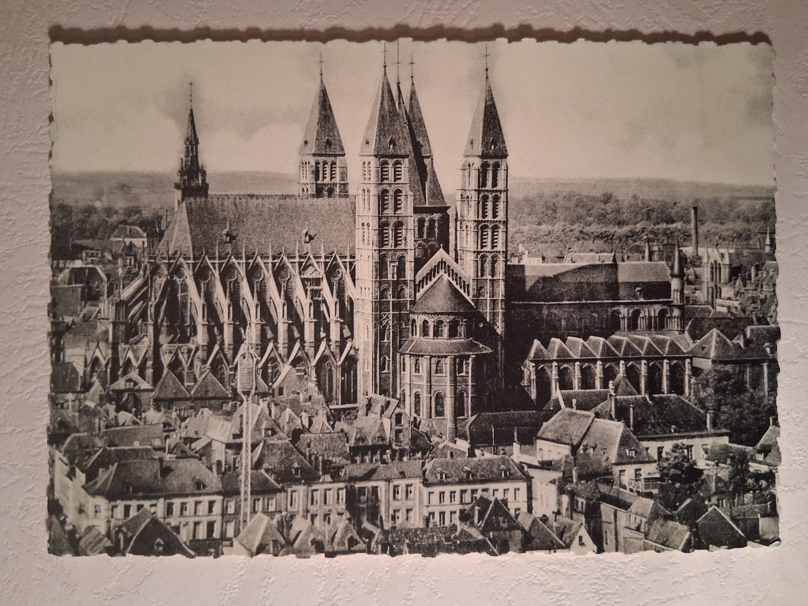 vintage Postkaart De Kathedraal van Doornik, Enlèvement ou Envoi