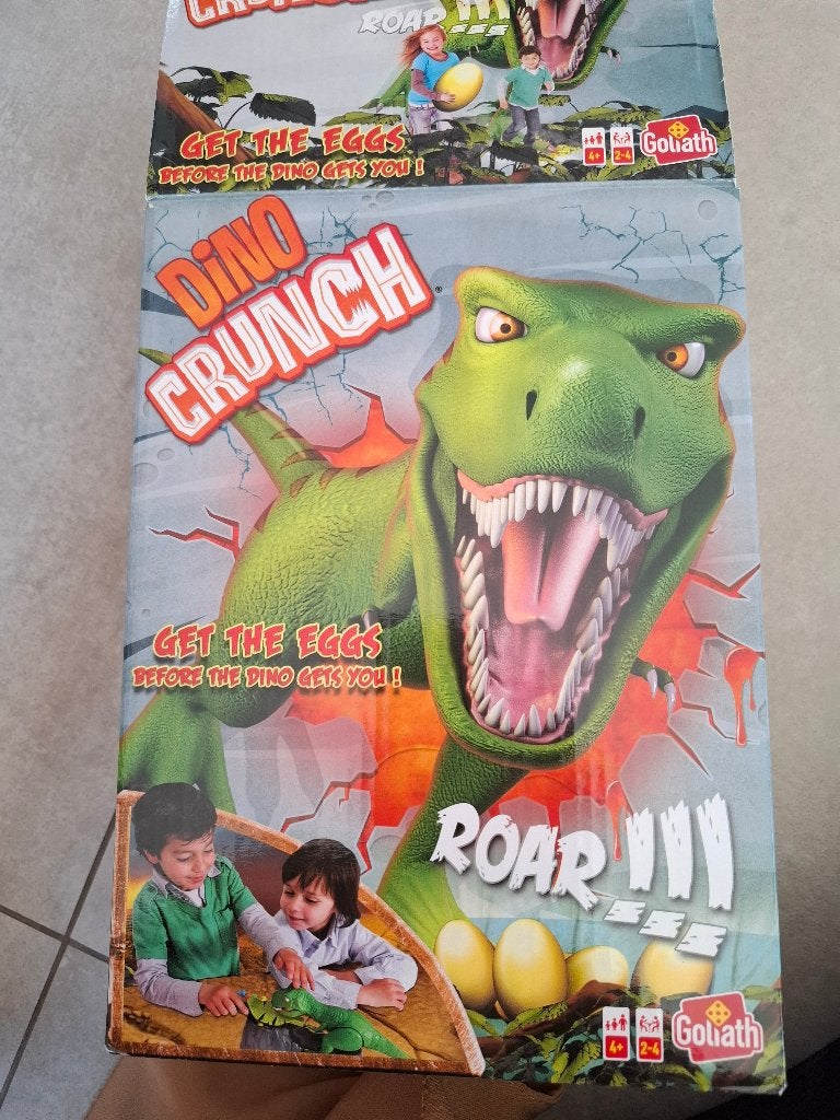 Dino crunch spel, Hobby en Vrije tijd, Drie of vier spelers, Ophalen, Zo goed als nieuw, Goliath